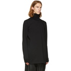 Rick Owens Black Jersey Turtleneck