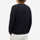 Human Made Men's heart badge knit sweater in Navy