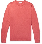 Richard James - Mélange Cotton Sweater - Coral