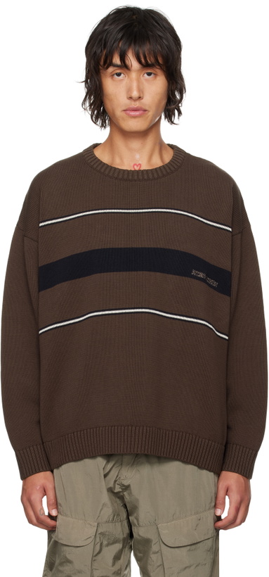 Photo: Robyn Lynch Brown Stripes Sweater