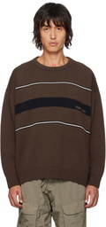Robyn Lynch Brown Stripes Sweater