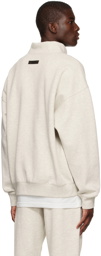 Fear of God ESSENTIALS Off-White Mock Neck Sweatshirt