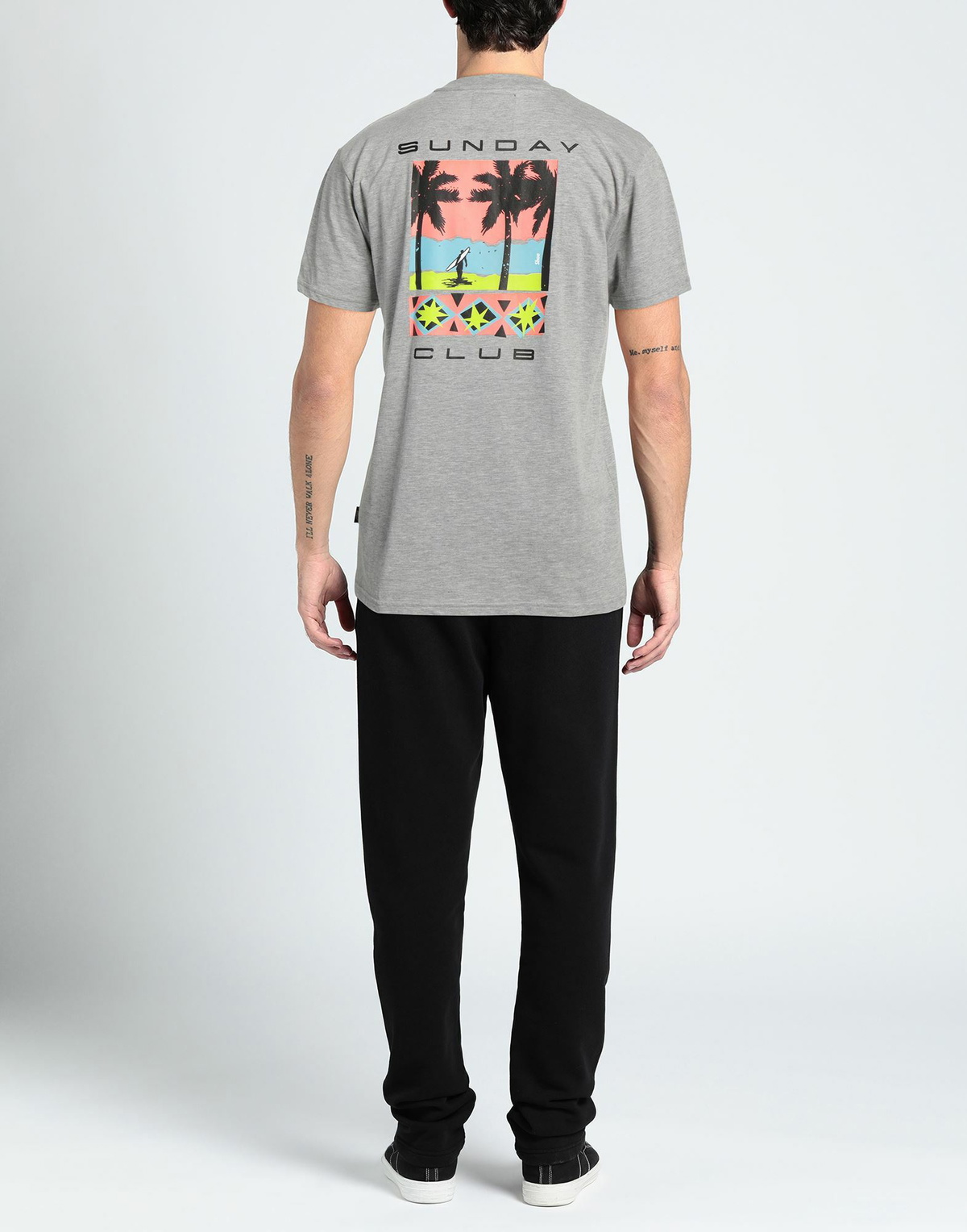 Shoe Mens T-shirt in Grey