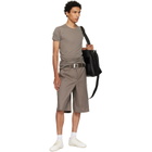 Rick Owens Gray Tower Double S/S T-shirt