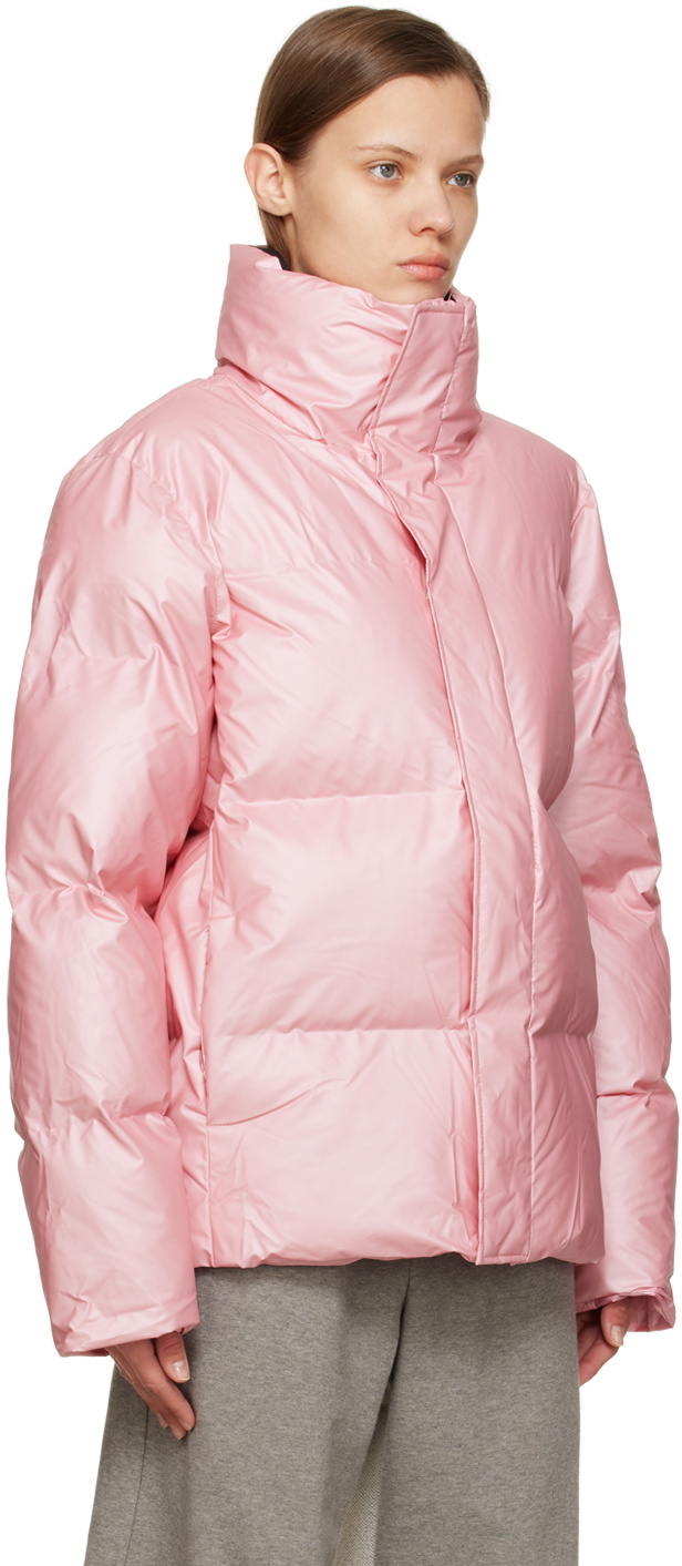 RAINS Pink Boxy Jacket