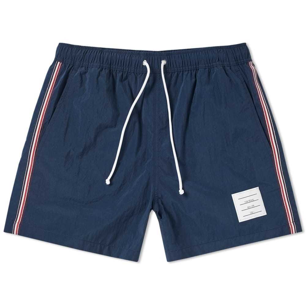 Thom Browne Classic Grosgrain Swim Short Blue Thom Browne