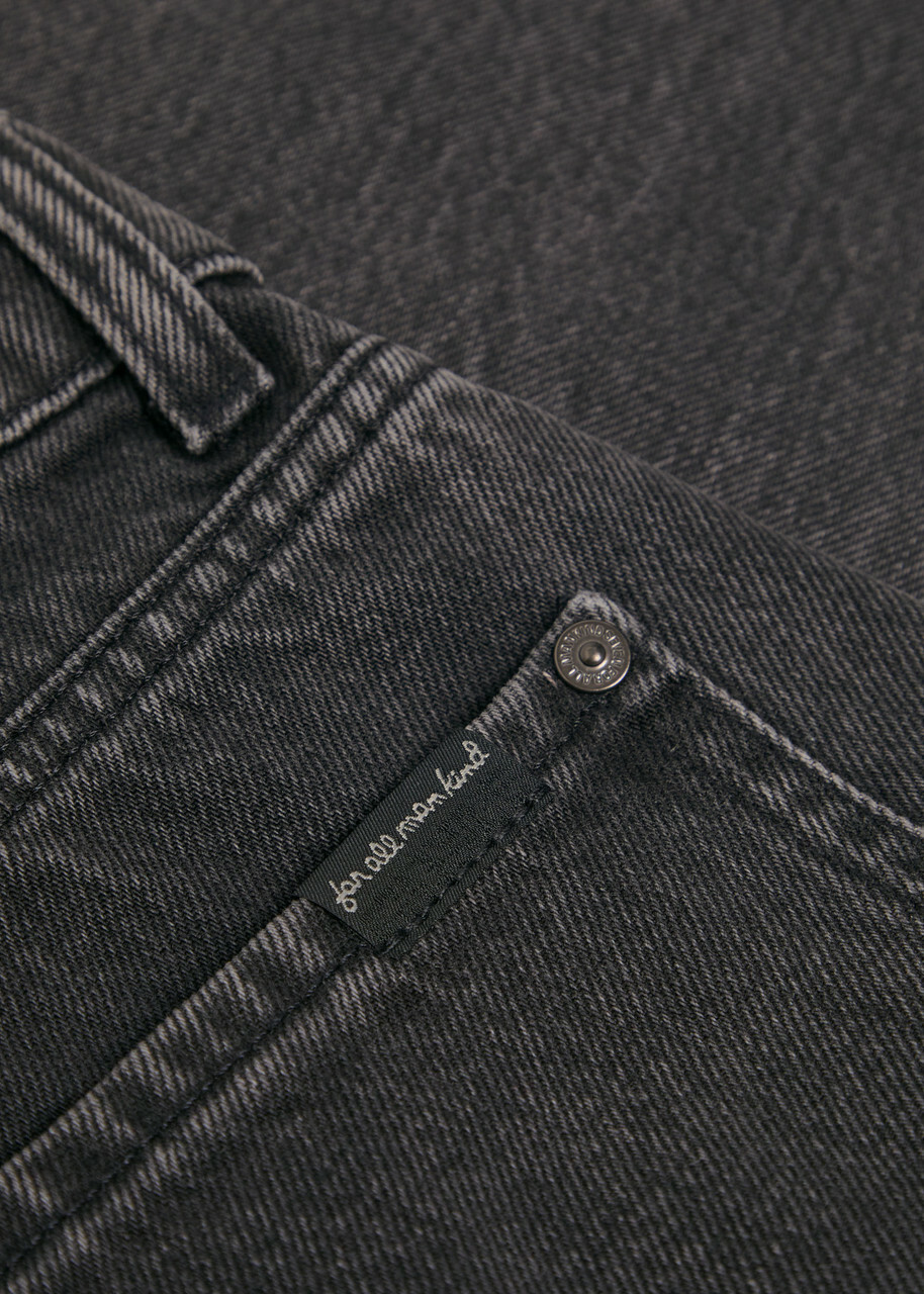 7 For All Mankind Modern Straight-leg Denim Jeans Black