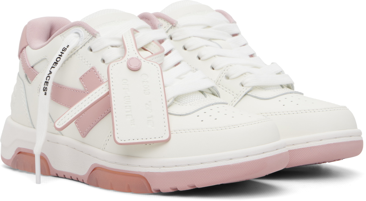 Off-White White 'Out Of Office' Calf Leather Sneakers