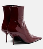 Victoria Beckham 75 patent leather ankle boots