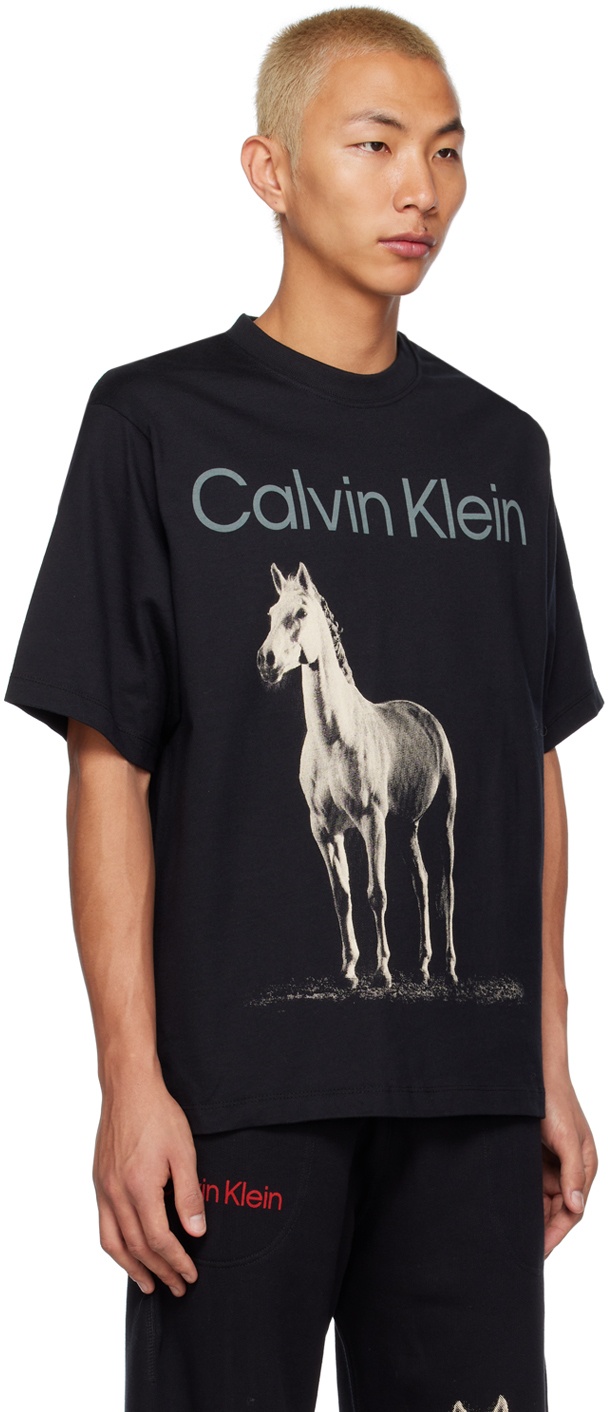 Calvin Klein Black Dark Horse T-Shirt Calvin Klein