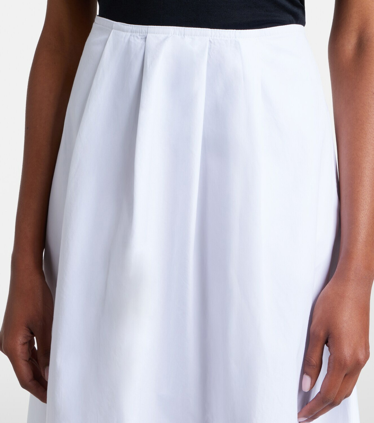 Citizens of Humanity Emi cotton poplin midi skirt