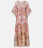Camilla Floral silk maxi dress