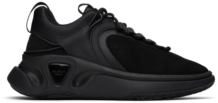 Photo: Balmain Black B-Runner Sneakers