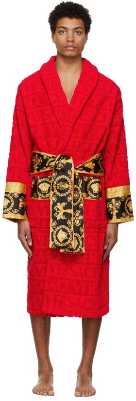 Photo: Versace Red I Heart Baroque Robe