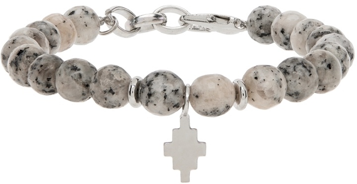 Photo: Marcelo Burlon County of Milan Grey Cross Beads Bracelet