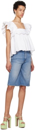 Kika Vargas White Anais Blouse
