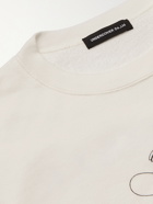 UNDERCOVER - Printed Cotton-Jersey Sweatshirt - White