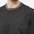 Missoni Men's Space Dyed Collar T-Shirt in Black Contrast Space