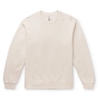 Les Girls Les Boys - Logo-Appliquéd Organic Loopback Cotton-Jersey Sweatshirt - Neutrals