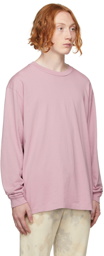 John Elliott Pink University Long Sleeve T-Shirt