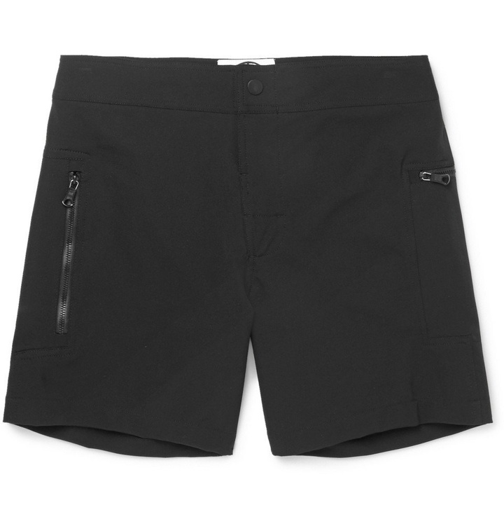Photo: Everest Isles - Draupner Mid-Length Swim Shorts - Men - Black