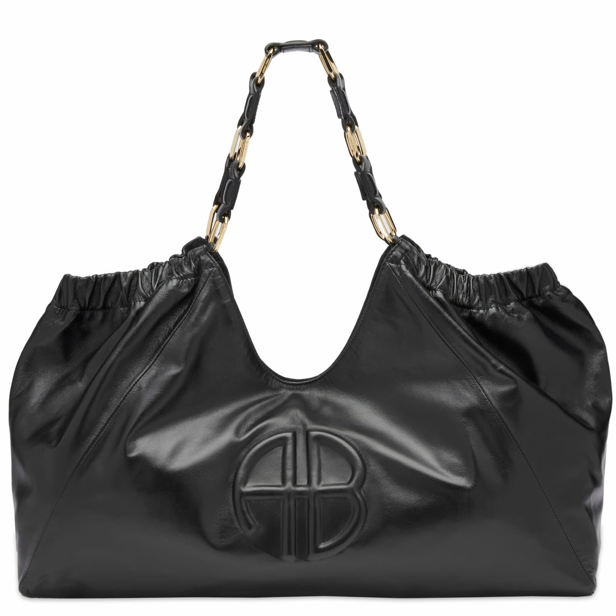 Anine Bing Women's Kate Leather Tote Bag in Black ANINE BING