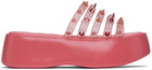Jean Paul Gaultier Pink Melissa Edition Becky Punk Love Sandals