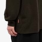 Acne Studios Men's Kristen Knit Hoody in Coffee Brown