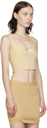 ORIENS SSENSE Exclusive Beige Illusion Top