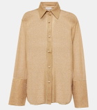 Oséree Lumière lamé shirt