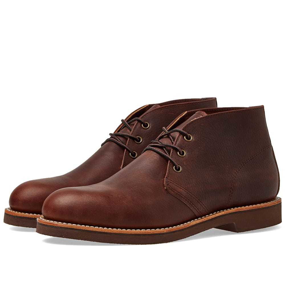 Red Wing Heritage Work Foreman Chukka Briar Oil Red Shoes