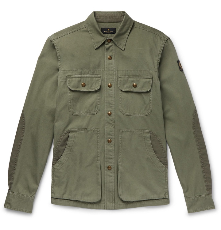 Photo: Belstaff - Arbor Cotton-Twill Shirt Jacket - Green