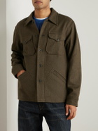 RRL - Wool-Blend Felt Overshirt - Green
