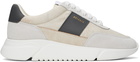 Axel Arigato Beige & Gray Genesis Vintage Sneakers