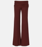 Aya Muse Silk-blend wide-leg pants