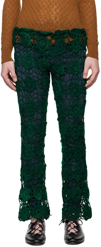 Photo: Bloke Green Crochet Pants