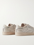 REEBOK - Maison Margiela Project 0 Club C Trompe L'oeil Printed Leather Sneakers - Neutrals