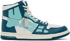AMIRI Blue Skel Top Hi Sneakers