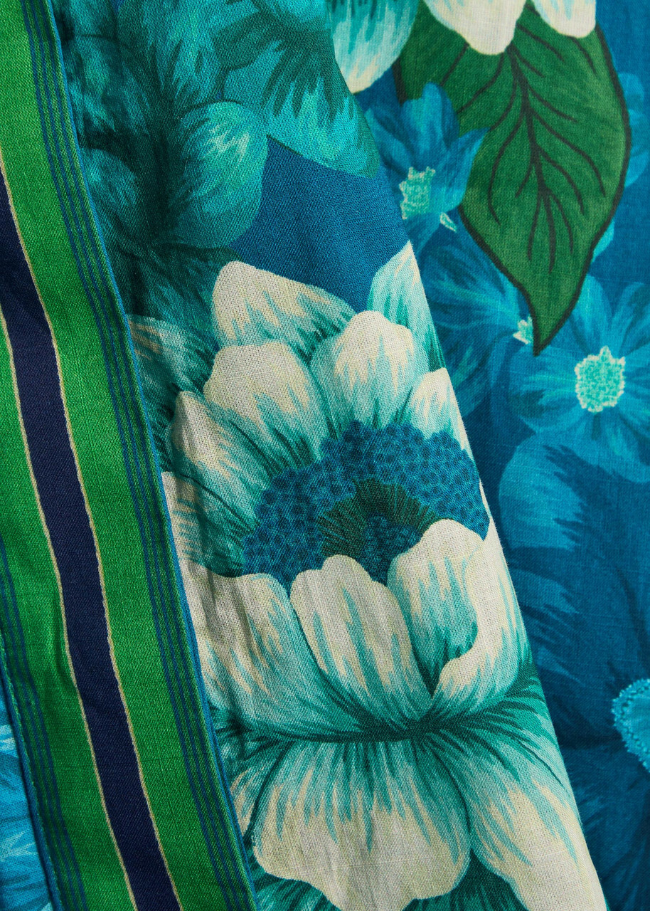 Alemais Margo Floral-print Cotton Shirt Multicoloured