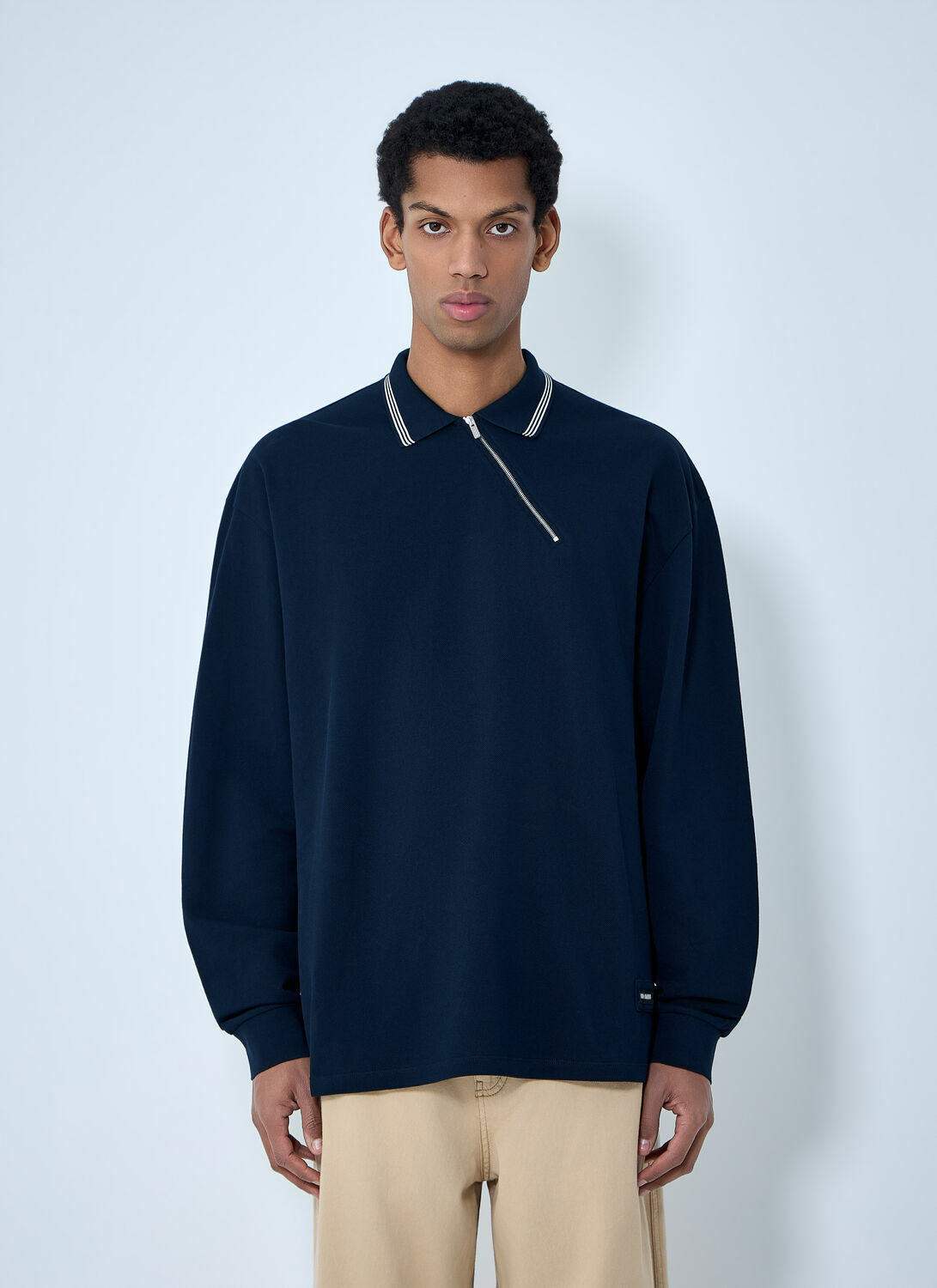 Miu Miu Half-Zip Polo Shirt