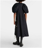 Noir Kei Ninomiya Puff-sleeve cotton poplin maxi dress