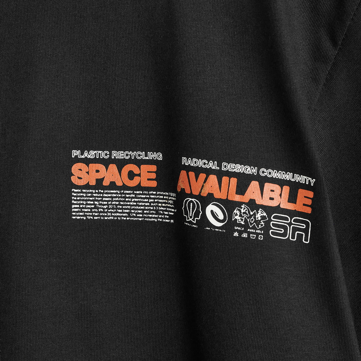 Space Available Men's Radical Plastics T-Shirt in White
