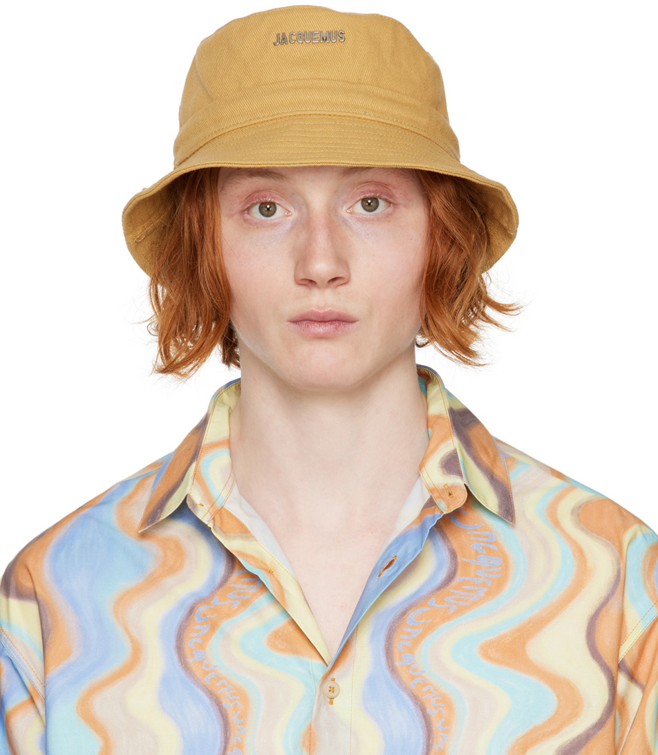 Jacquemus Beige Le Raphia 'Le Bob Gadjo' Bucket Hat Jacquemus