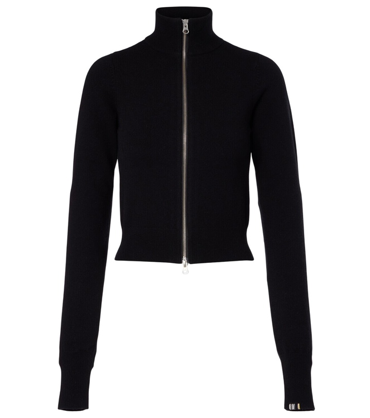 Photo: Extreme Cashmere N°302 Lemon cashmere-blend zip-up jacket