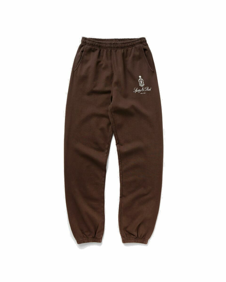 Sporty & Rich Black Cotton Lounge Pants Sporty & Rich