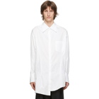 Sulvam White Broad Over Shirt