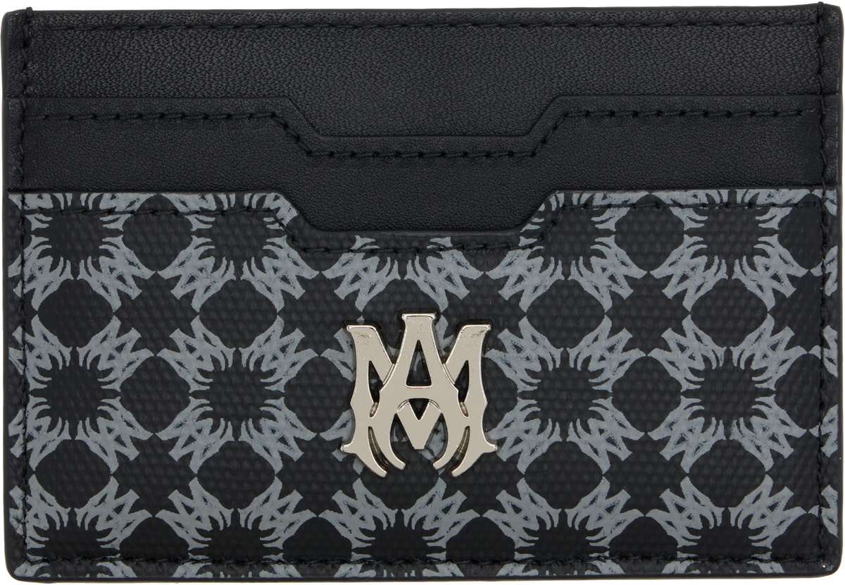 AMIRI Black MA Quad Card Holder