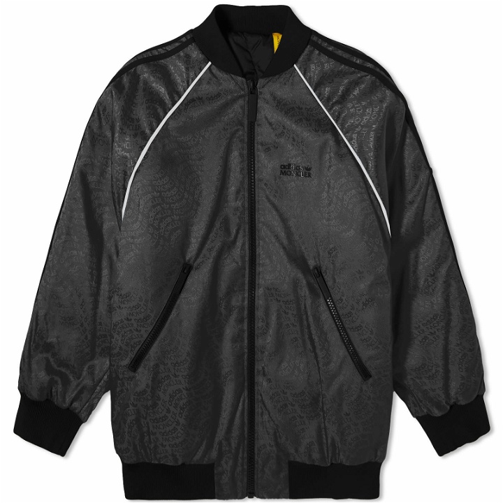 Photo: Moncler Men's x adidas Originals Seelos Bomber Track Jacket in Black