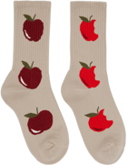 JW Anderson Two-Pack Multicolor Apple Socks