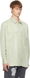 FORMA Green Fluid Pocket Shirt